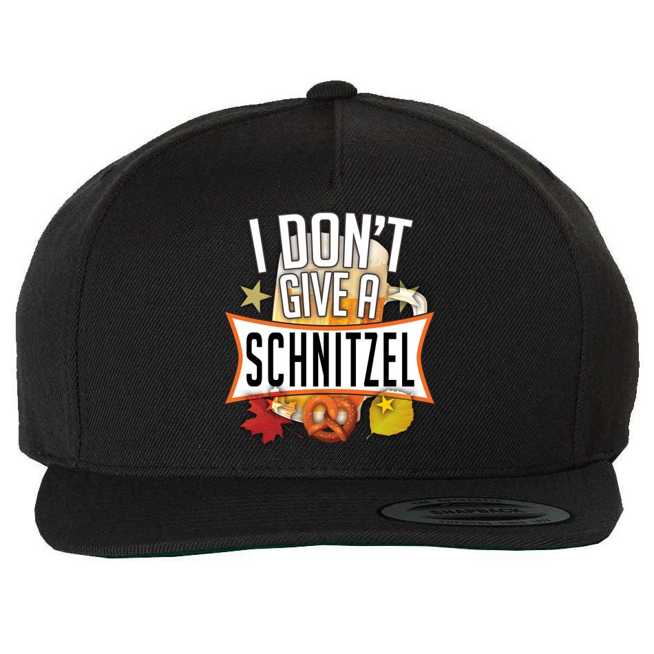 I Don't Give A Schnitzel Wool Snapback Cap
