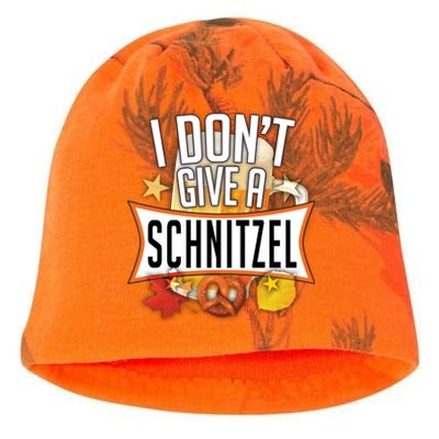 I Don't Give A Schnitzel Kati - Camo Knit Beanie