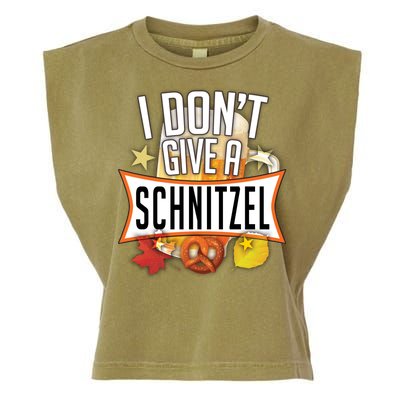 I Don't Give A Schnitzel Garment-Dyed Women's Muscle Tee