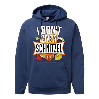 I Don't Give A Schnitzel Performance Fleece Hoodie