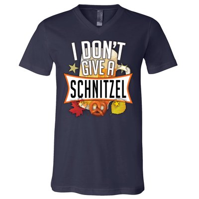 I Don't Give A Schnitzel V-Neck T-Shirt