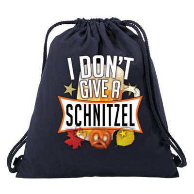 I Don't Give A Schnitzel Drawstring Bag