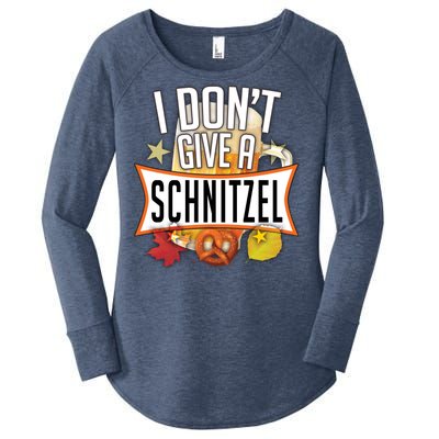 I Don't Give A Schnitzel Women's Perfect Tri Tunic Long Sleeve Shirt