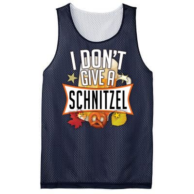 I Don't Give A Schnitzel Mesh Reversible Basketball Jersey Tank