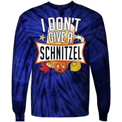 I Don't Give A Schnitzel Tie-Dye Long Sleeve Shirt