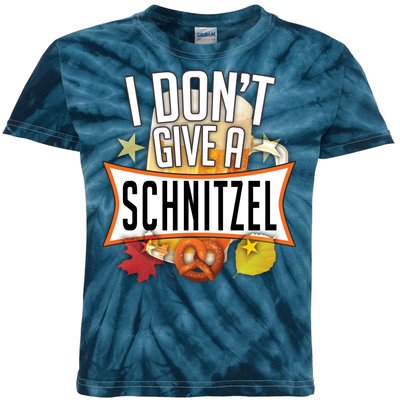 I Don't Give A Schnitzel Kids Tie-Dye T-Shirt