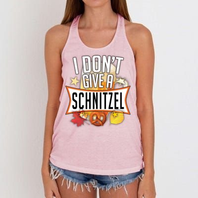 I Don't Give A Schnitzel Women's Knotted Racerback Tank