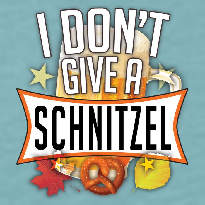 I Don't Give A Schnitzel Sueded Cloud Jersey T-Shirt