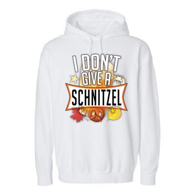 I Don't Give A Schnitzel Garment-Dyed Fleece Hoodie