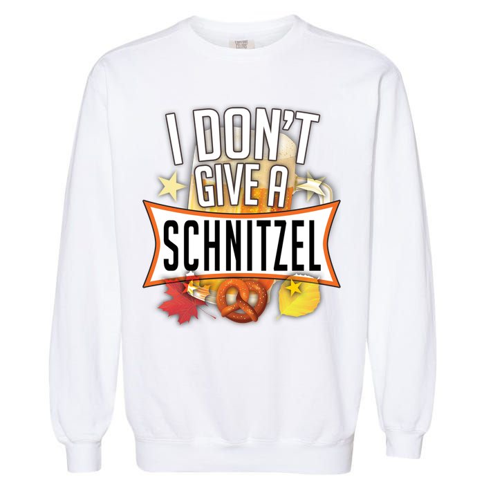 I Don't Give A Schnitzel Garment-Dyed Sweatshirt