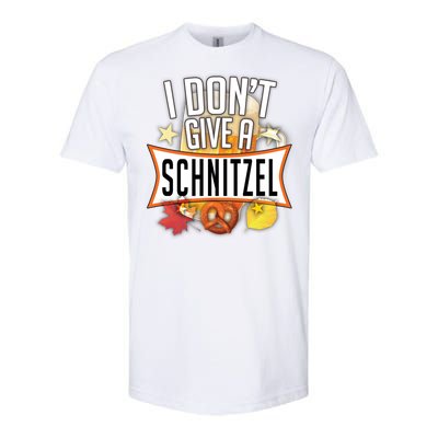 I Don't Give A Schnitzel Softstyle® CVC T-Shirt