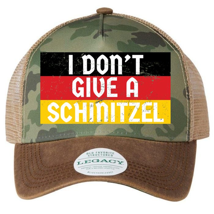 I Don't Give A Schnitzel Funny Oktoberfest Legacy Tie Dye Trucker Hat