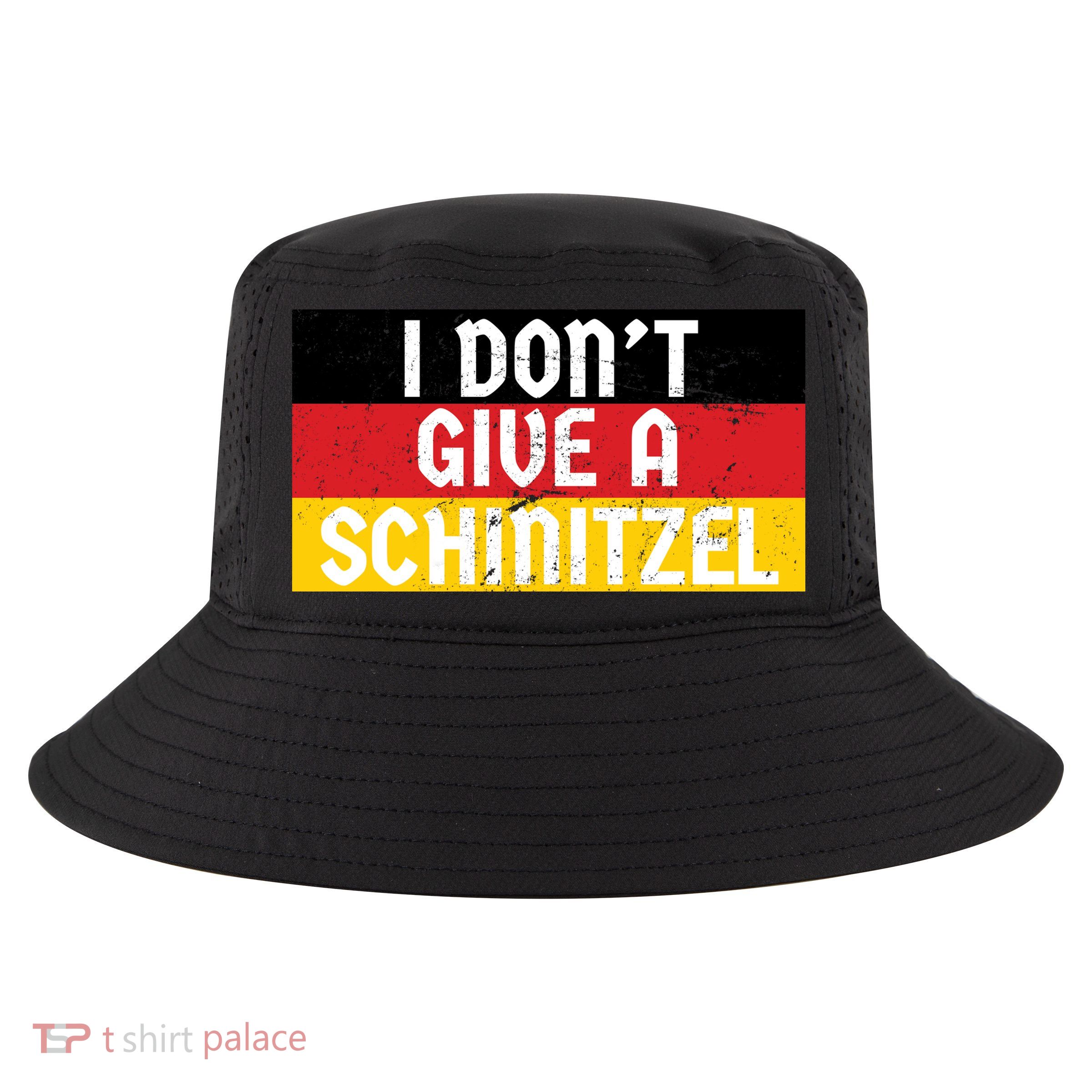 I Don't Give A Schnitzel Funny Oktoberfest Cool Comfort Performance Bucket Hat