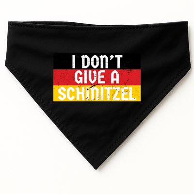 I Don't Give A Schnitzel Funny Oktoberfest USA-Made Doggie Bandana