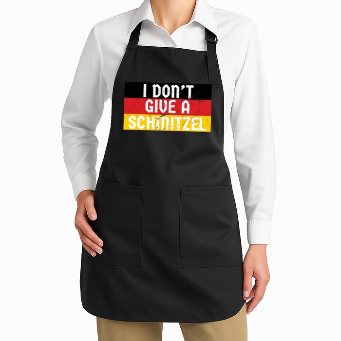I Don't Give A Schnitzel Funny Oktoberfest Apron