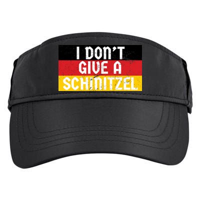 I Don't Give A Schnitzel Funny Oktoberfest Adult Drive Performance Visor