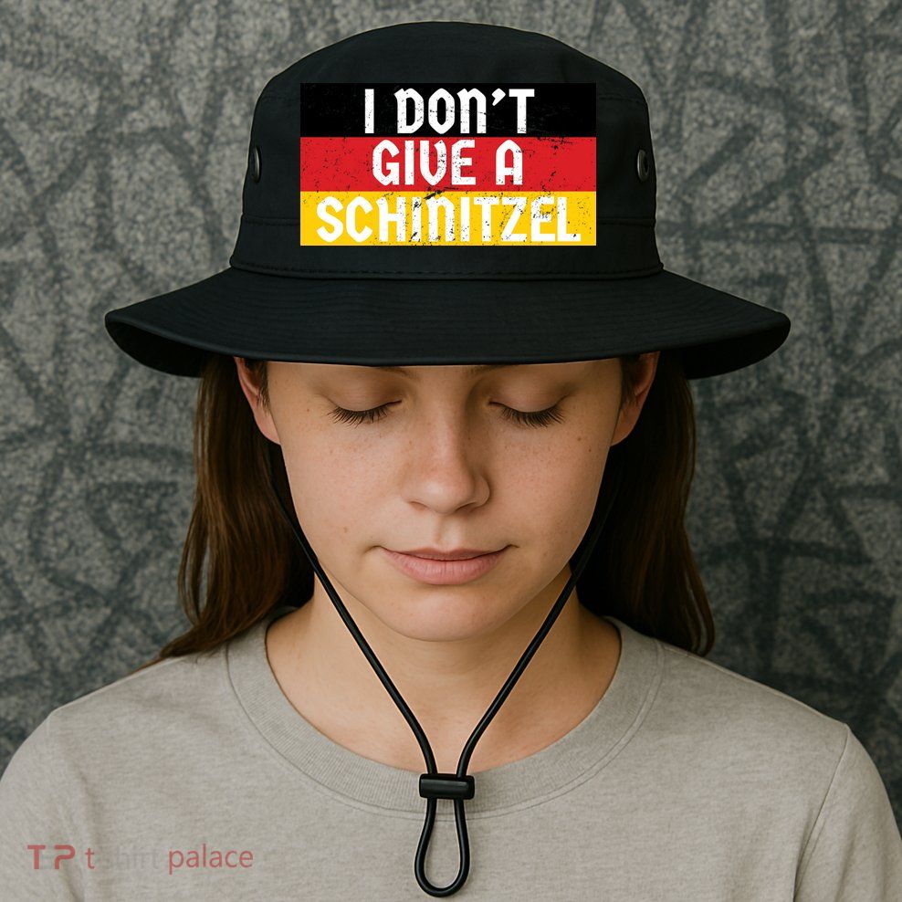 I Don't Give A Schnitzel Funny Oktoberfest Bucket Hat