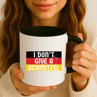 I Don't Give A Schnitzel Funny Oktoberfest Mug