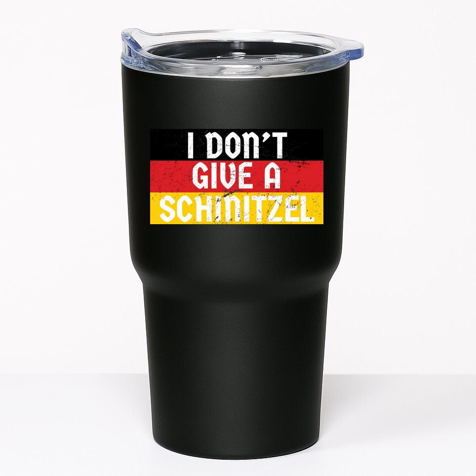 I Don't Give A Schnitzel Funny Oktoberfest Tumbler