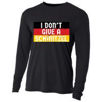 I Don't Give A Schnitzel Funny Oktoberfest Cooling Performance Long Sleeve Crew