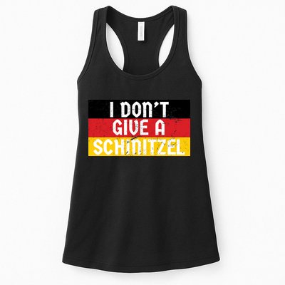 I Don't Give A Schnitzel Funny Oktoberfest Womens Tank Top