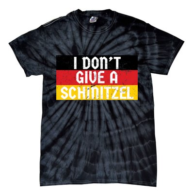 I Don't Give A Schnitzel Funny Oktoberfest Tie-Dye T-Shirt