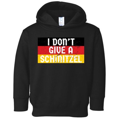 I Don't Give A Schnitzel Funny Oktoberfest Toddler Hoodie