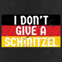 I Don't Give A Schnitzel Funny Oktoberfest Golf Towel