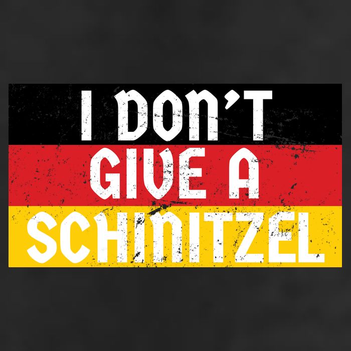 I Don't Give A Schnitzel Funny Oktoberfest Golf Towel