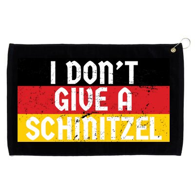 I Don't Give A Schnitzel Funny Oktoberfest Grommeted Golf Towel