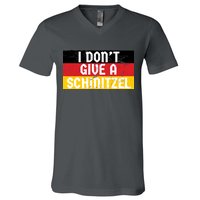 I Don't Give A Schnitzel Funny Oktoberfest V-Neck T-Shirt