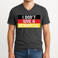I Don't Give A Schnitzel Funny Oktoberfest V-Neck T-Shirt