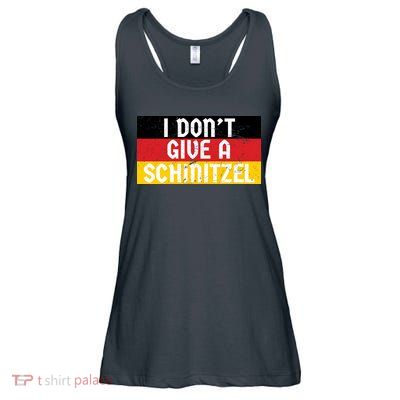 I Don't Give A Schnitzel Funny Oktoberfest Ladies Essential Flowy Tank