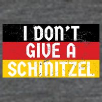I Don't Give A Schnitzel Funny Oktoberfest Flatbill Hat