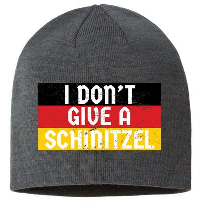 I Don't Give A Schnitzel Funny Oktoberfest Sustainable Beanie