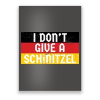 I Don't Give A Schnitzel Funny Oktoberfest Poster