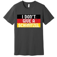 I Don't Give A Schnitzel Funny Oktoberfest Premium T-Shirt