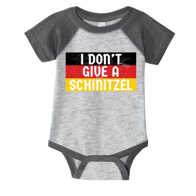 I Don't Give A Schnitzel Funny Oktoberfest Infant Baby Jersey Bodysuit