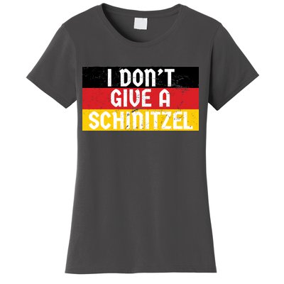 I Don't Give A Schnitzel Funny Oktoberfest Women's T-Shirt