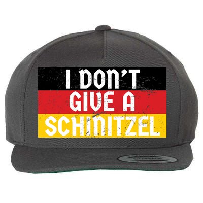 I Don't Give A Schnitzel Funny Oktoberfest Wool Snapback Cap