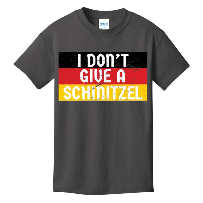 I Don't Give A Schnitzel Funny Oktoberfest Kids T-Shirt