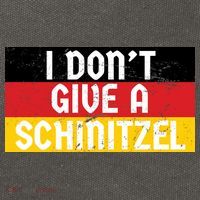 I Don't Give A Schnitzel Funny Oktoberfest Cotton Canvas Backpack