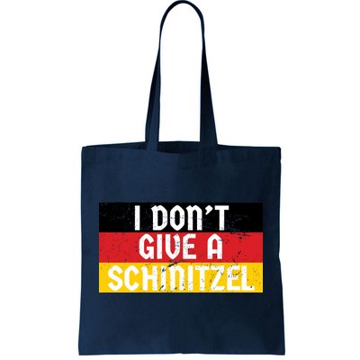 I Don't Give A Schnitzel Funny Oktoberfest Tote Bag