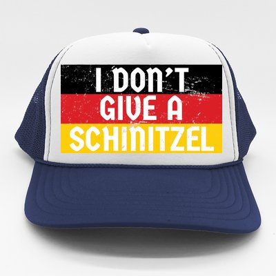 I Don't Give A Schnitzel Funny Oktoberfest Trucker Hat