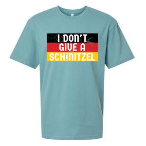 I Don't Give A Schnitzel Funny Oktoberfest Sueded Cloud Jersey T-Shirt