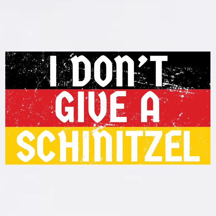 I Don't Give A Schnitzel Funny Oktoberfest Garment-Dyed Sweatshirt