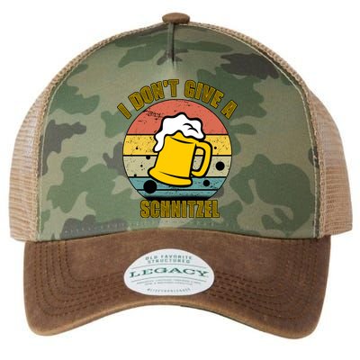 I Don't Give A Schnitzel Funny Oktoberfest Beer Legacy Tie Dye Trucker Hat