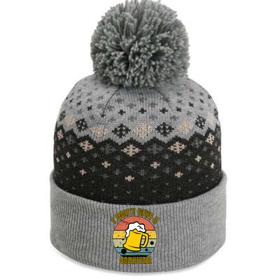 I Don't Give A Schnitzel Funny Oktoberfest Beer The Baniff Cuffed Pom Beanie