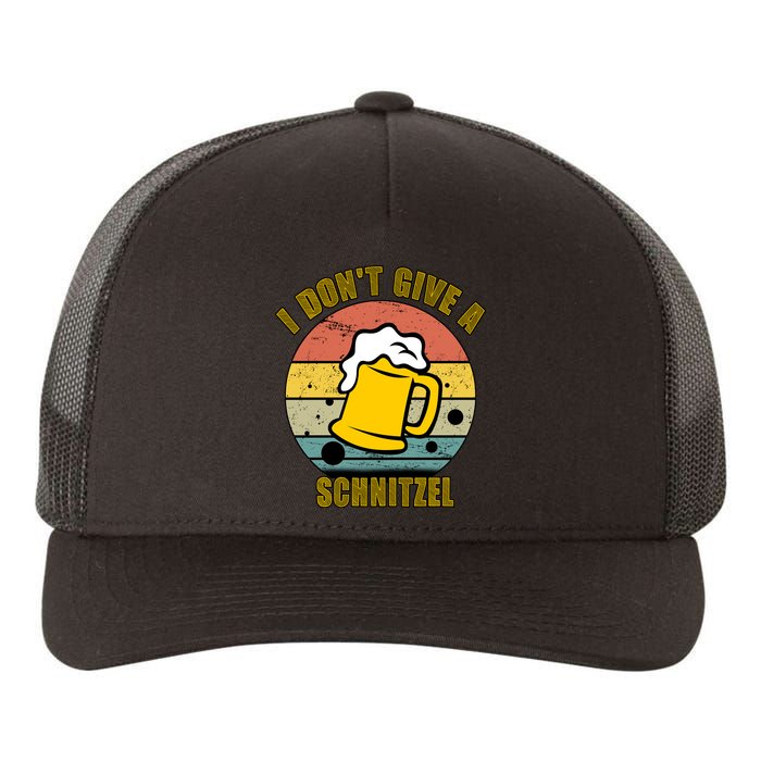 I Don't Give A Schnitzel Funny Oktoberfest Beer Yupoong Adult 5-Panel Trucker Hat