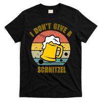 I Don't Give A Schnitzel Funny Oktoberfest Beer T-Shirt